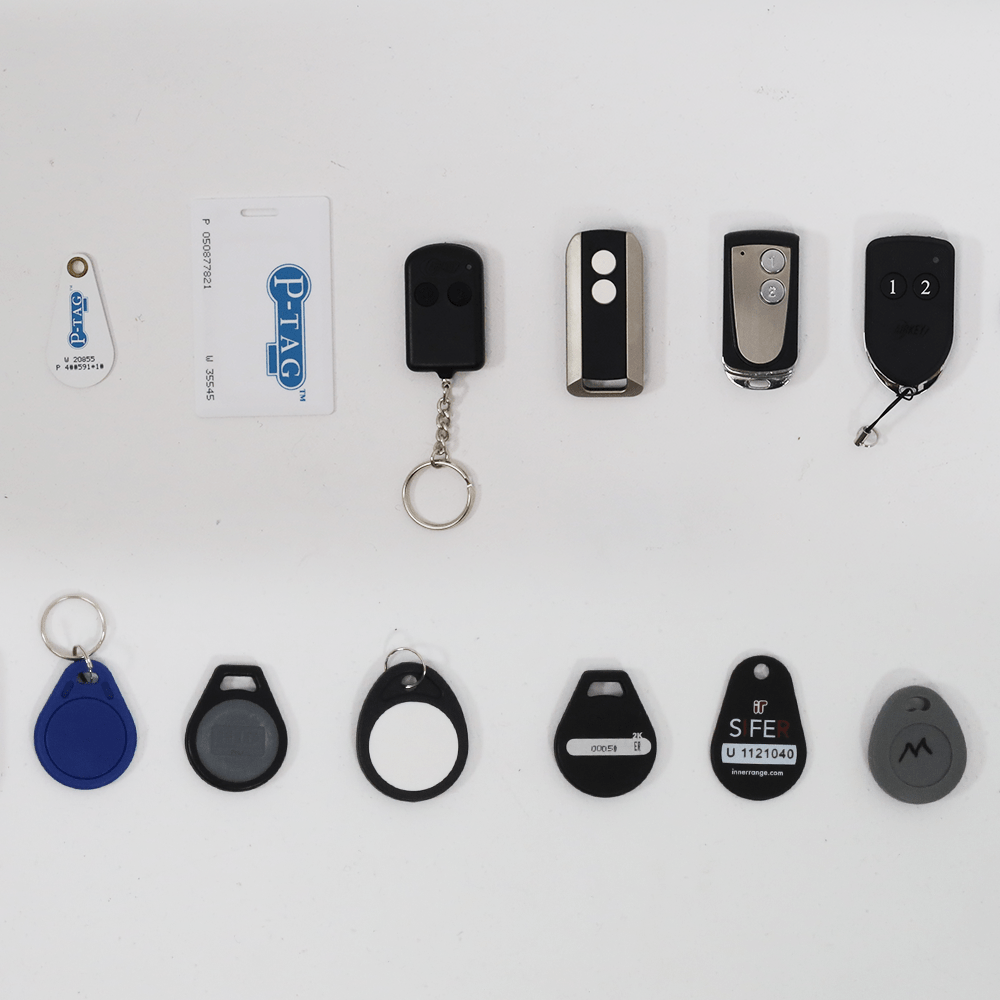 Fobs, garage remotes, mobile credentials